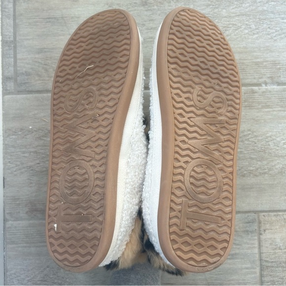 Toms Celeste Cheetah Shearling Booties Slippers Cozy Indoor Outdoor Size… - Picture 10 of 13